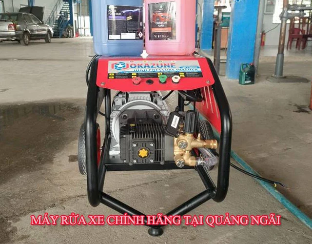 máy rửa xe Quảng Ngãi chính hãng
