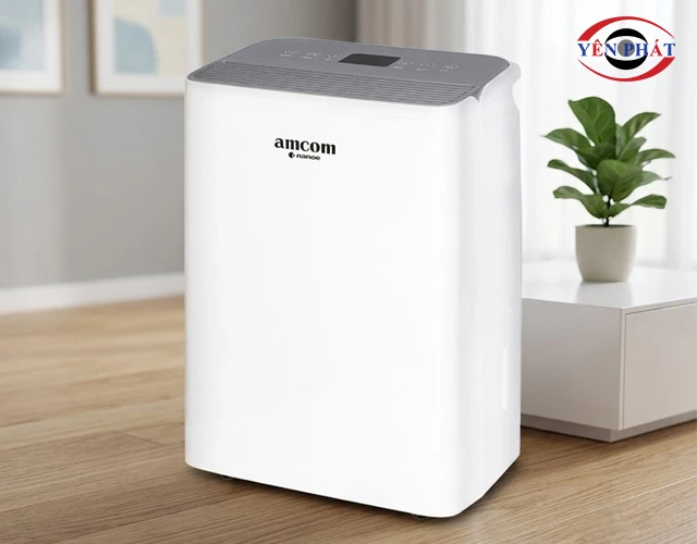 Máy hút ẩm phòng 120m2 Amcom HA50L-WA 50 lít