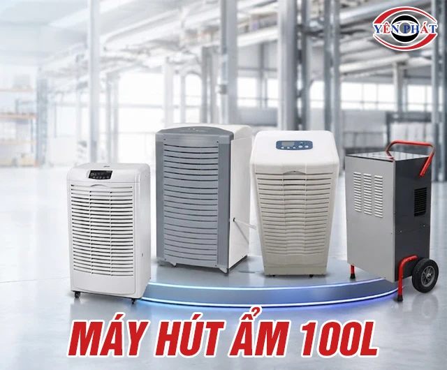 TOP 4 Máy hút ẩm 100L: Hút ẩm khỏe - Bền bỉ - Giá tốt 