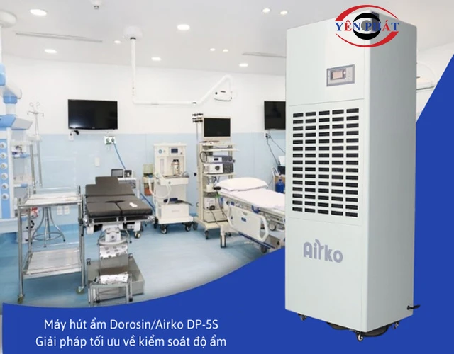 Máy hút ẩm Dorosin DP-5S cho kho xưởng 200m2