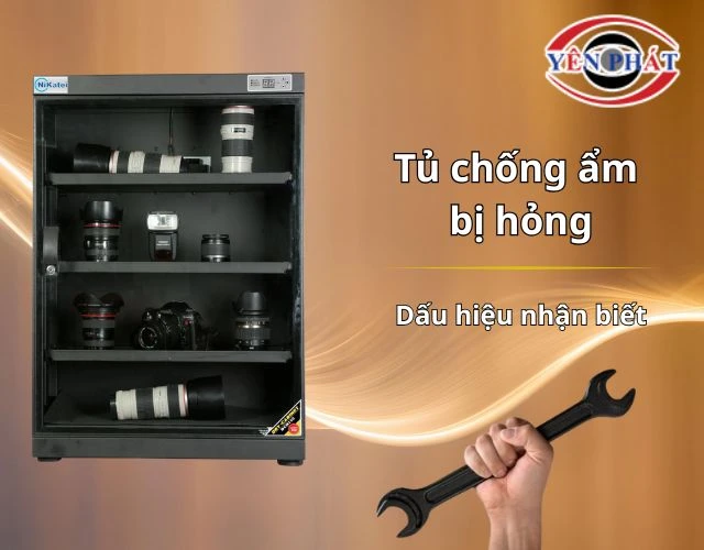 Dấu hiệu nhận biết tủ chống ẩm bị hỏng