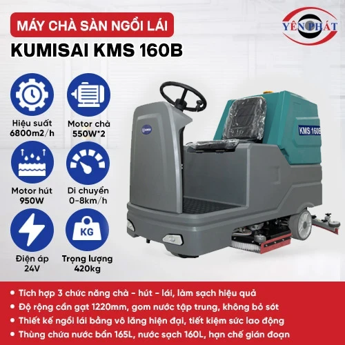 Máy chà sàn ngồi lái Kumisai KMS 160B 2