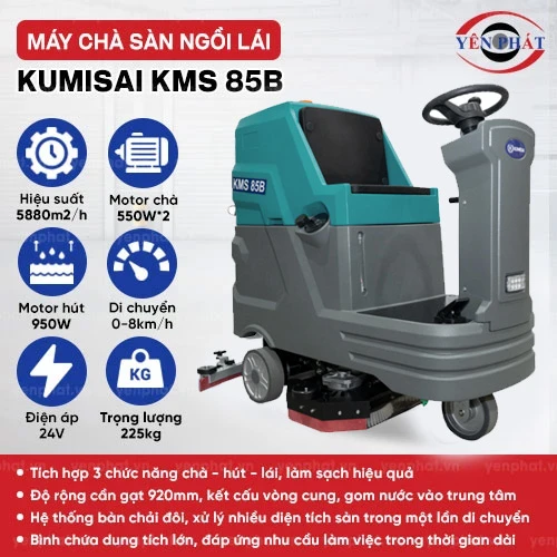 Máy chà sàn ngồi lái Kumisai KMS 85B 2