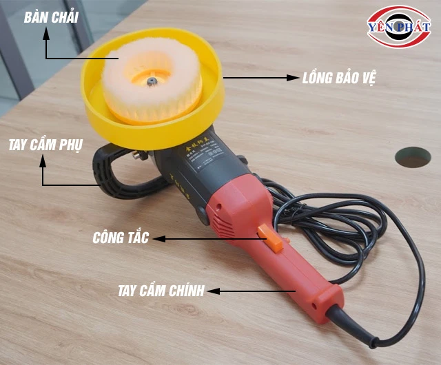 Cấu tạo máy chà sàn Kumisai KMS 1500