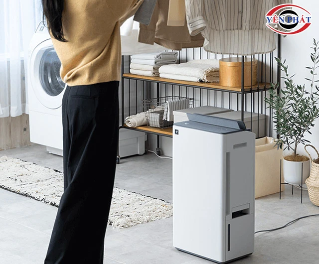 Máy hút ẩm Sharp sấy quần áo