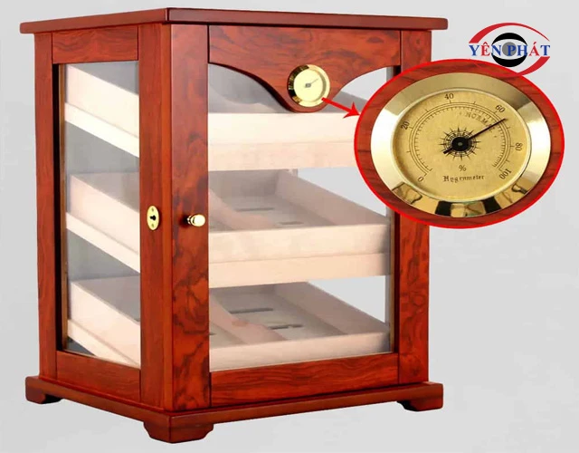 Tủ chống ẩm xì gà MB6021 âm tường 100 điếu
