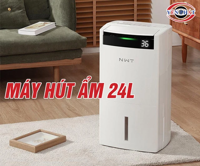 TOP 8 máy hút ẩm 24L: Hút ẩm khỏe, hiện đại, đa năng 