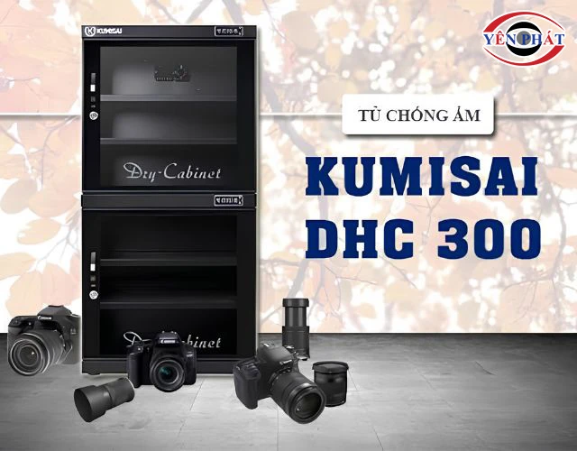 tủ chống ẩm túi xách Kumisai DHC 300