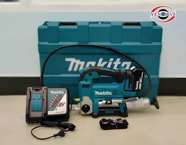 Máy bơm mỡ Makita DGP180RT full phụ kiện