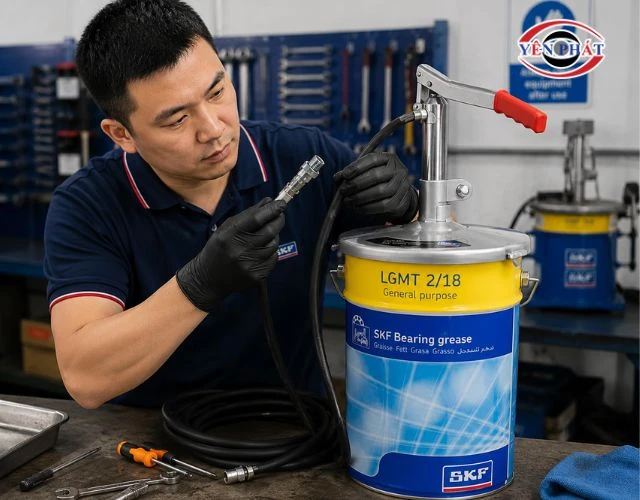 Kiểm tra và bảo dưỡng từng bộ phận của SKF LAGG 18M