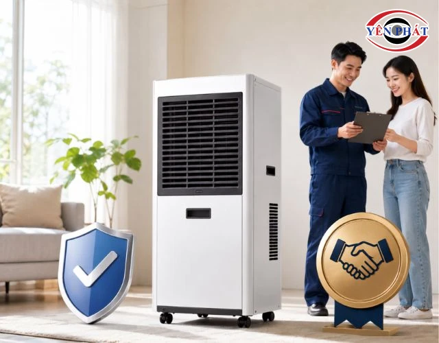 ưu tiên máy hút ẩm 90 lít có bảo hành dài