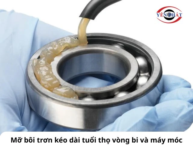 Dùng đúng loại mỡ bôi trơn giúp kéo dài tuổi thọ máy