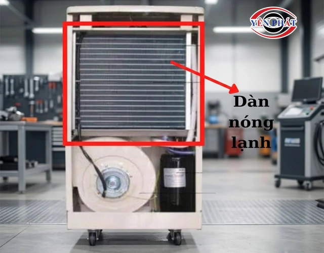Dàn nóng lạnh máy hút ẩm
