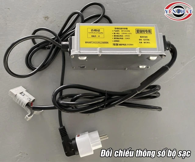 Chọn ắc quy máy chà sàn hợp bộ sạc cũ