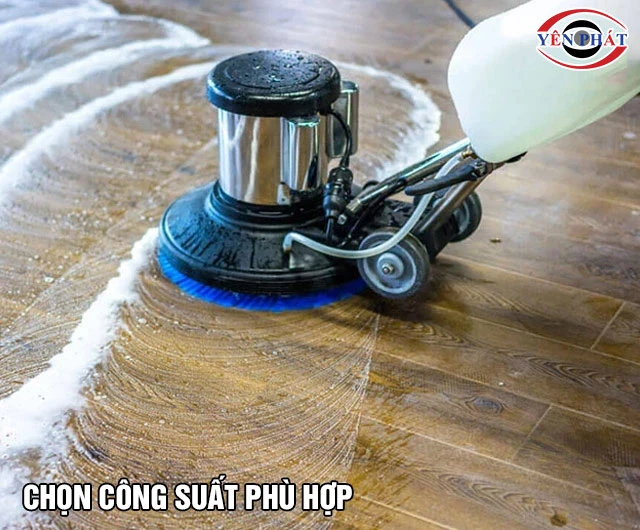 Chọn công suất máy chà sàn siêu thị