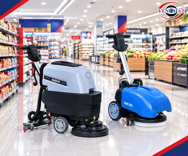 máy chà sàn liên hợp cho siêu thị