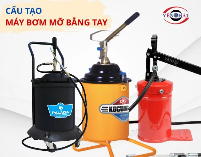 Cấu tạo máy bơm mỡ bằng tay và nguyên lý hoạt động chi tiết