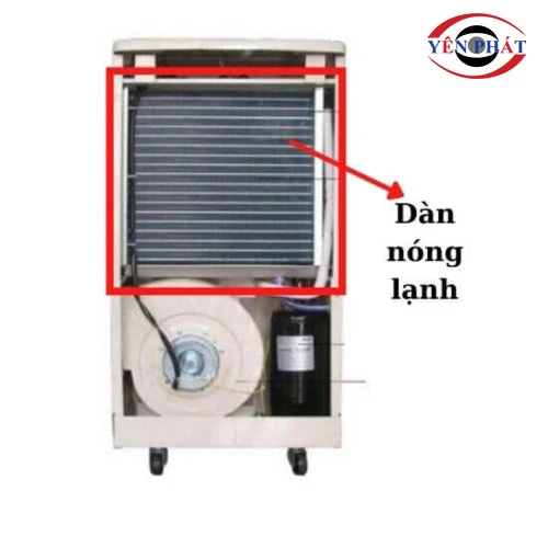 Dàn nóng lạnh máy hút ẩm