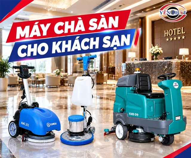 TOP 7 máy chà sàn cho khách sạn: Chính hãng - Hiệu suất cao 