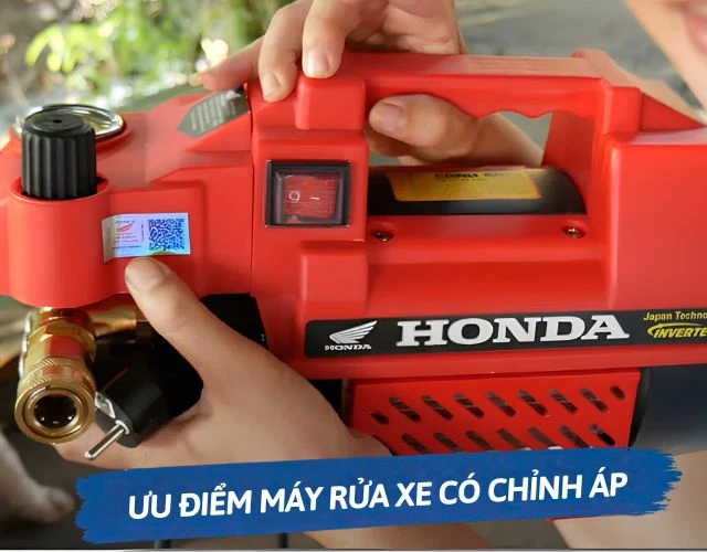 Ckecklist ưu điểm máy rửa xe có chỉnh áp