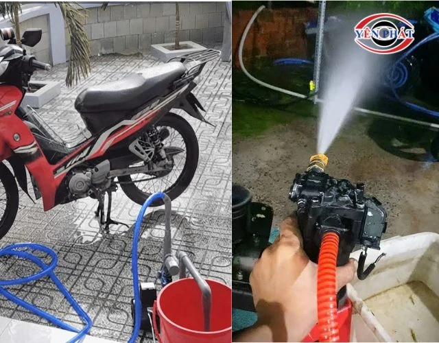 Cấp nước và chạy thử máy