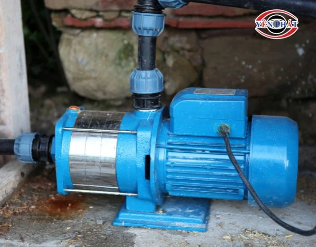 Chuẩn bị máy bơm và kiểm tra máy cẩn thận