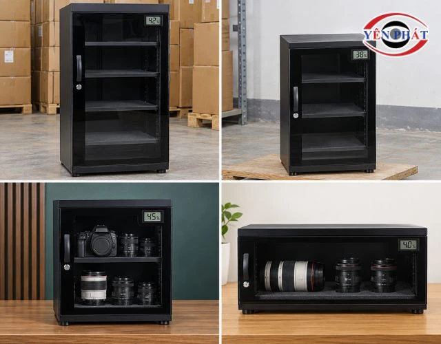 Tủ chống ẩm tạo không gian lưu trữ độ ẩm được khống chế theo mức cài đặt