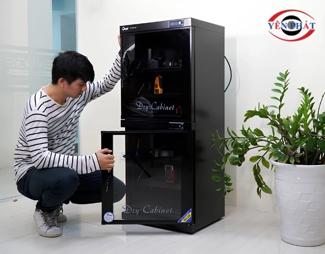 Tủ chống ẩm điện tử giảm nguy cơ ăn mòn bề mặt linh kiện