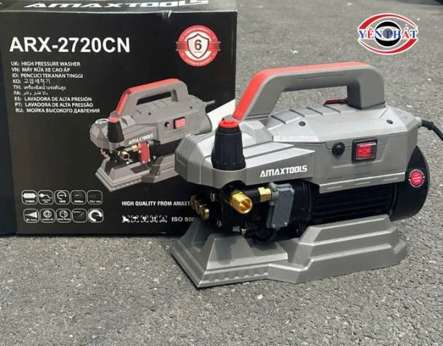Hình ảnh thực tế máy rửa xe Amaxtools ARX-2720CN 2700W