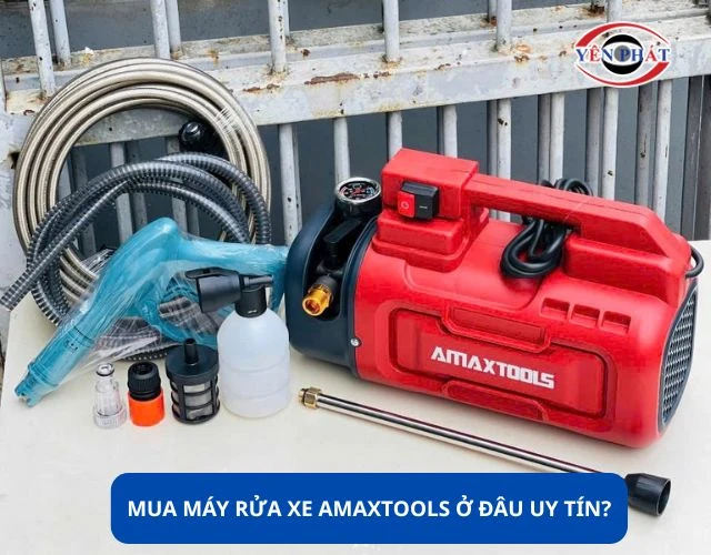 Mua máy rửa xe Amaxtools ở đâu uy tín