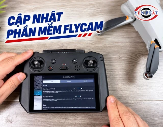 Thường xuyên cập nhật phần mềm Flycam