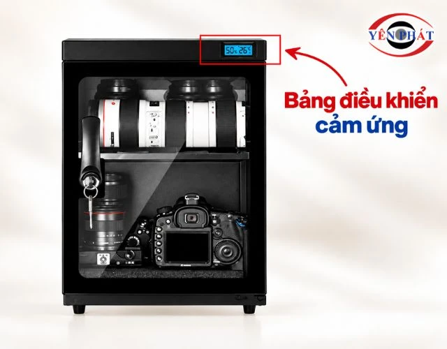 Màn hình RH tủ chống ẩm trực quan, dễ theo dõi