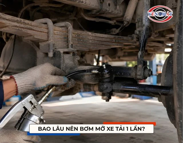 Tần suất bơm mỡ xe tải theo khuyến cáo