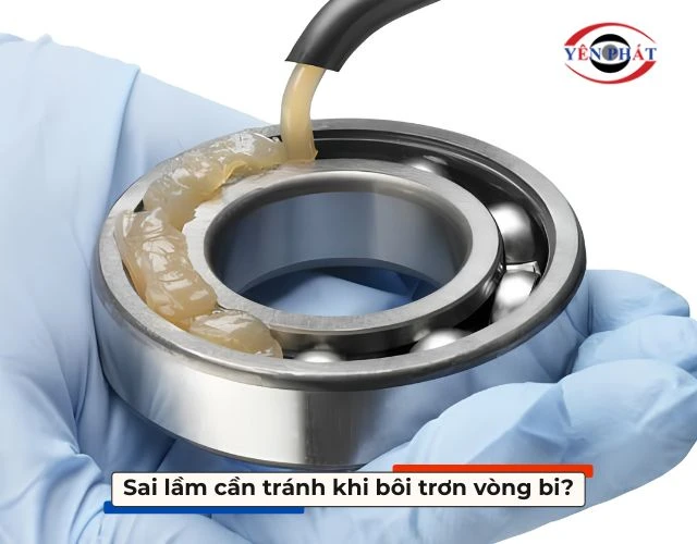 Những sai lầm cần tránh khi bôi trơn vòng bi