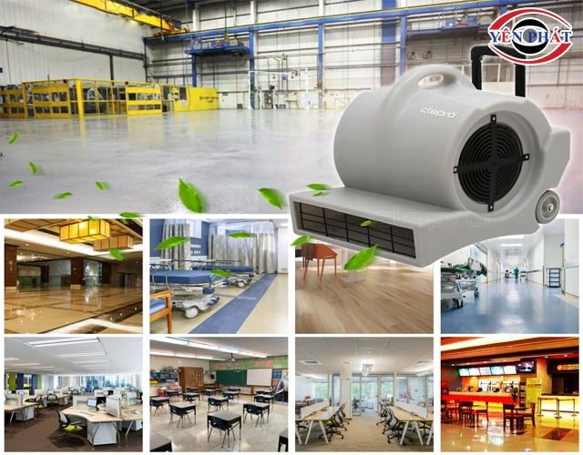 Quạt thổi thảm Clepro được ứng dụng ở đâu?