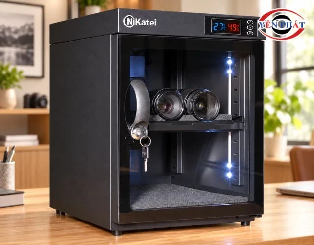 Tủ khử ẩm Nikatei vận hành êm mượt, tiết kiệm điện