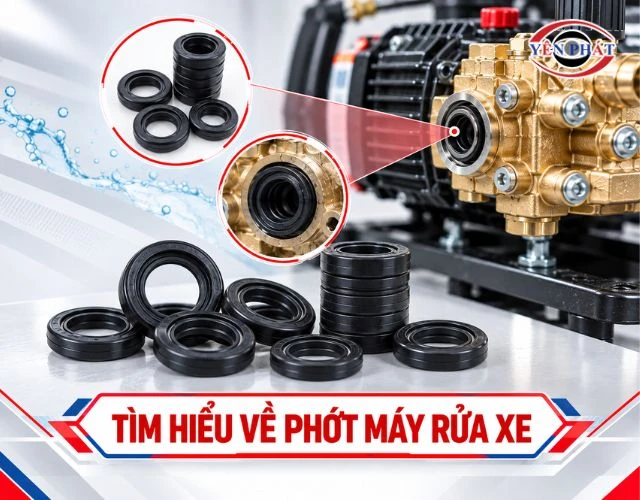 Hiểu đúng về phớt máy rửa xe trước khi thay thế