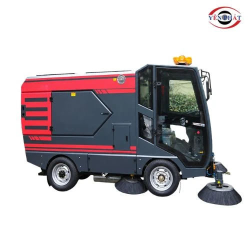 Xe quét rác công nghiệp ngồi lái Kumisai KMS 1800