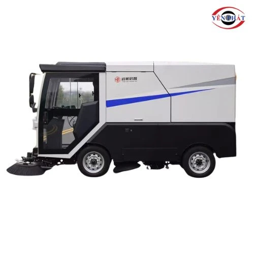 Xe quét rác công nghiệp ngồi lái Kumisai KMS-2000-M (Pin Lithium)