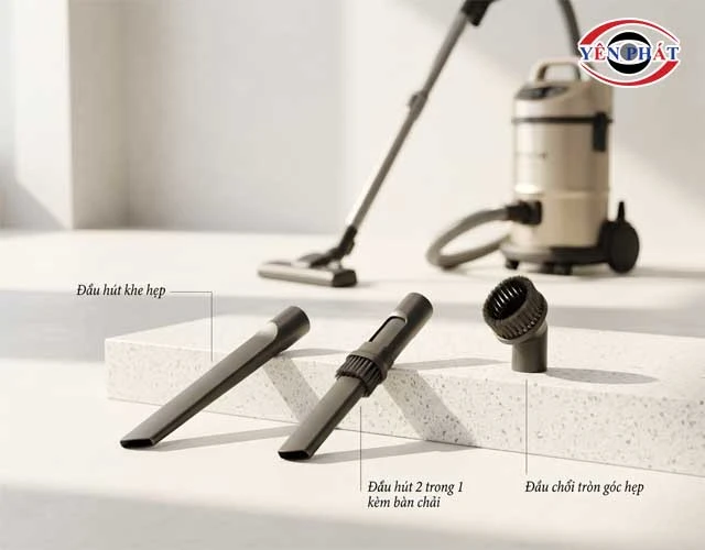 Phụ kiện đầu hút khe giúp vệ sinh góc hẹp