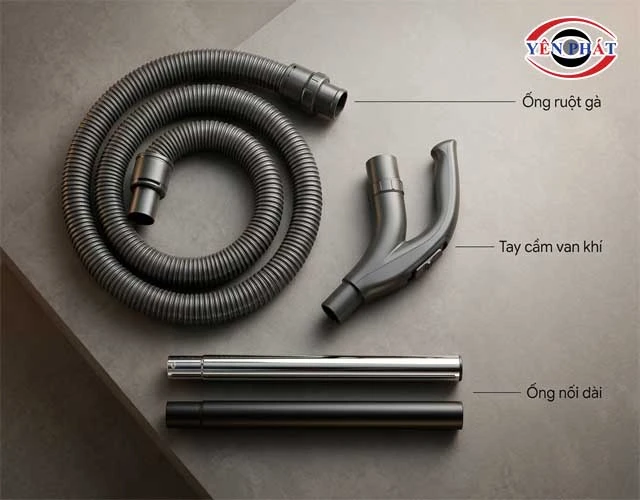 Các bộ phận ống của máy hút bụi
