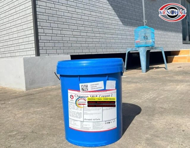 Mỡ bò Chevron SRI Grease NLGI 2 có khả năng kháng nước siêu tốt