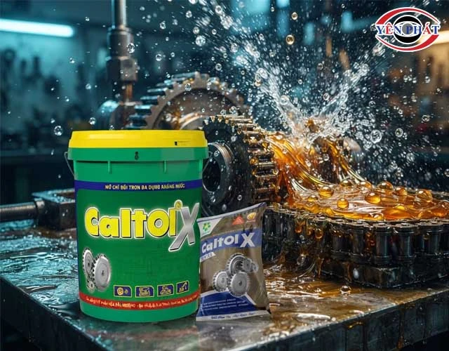 Mỡ bò chịu nước Caltol X mang lại sự vận hành tốt cho máy