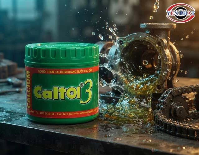 Mỡ bò chống nước Caltol 3 bảo vệ bề mặt kim loại không bị rỉ sét và ăn mòn