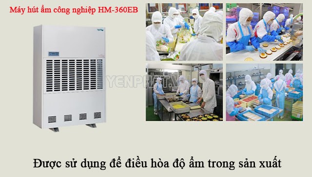 ứng dụng máy hút ẩm công nghiệp HM-360EB