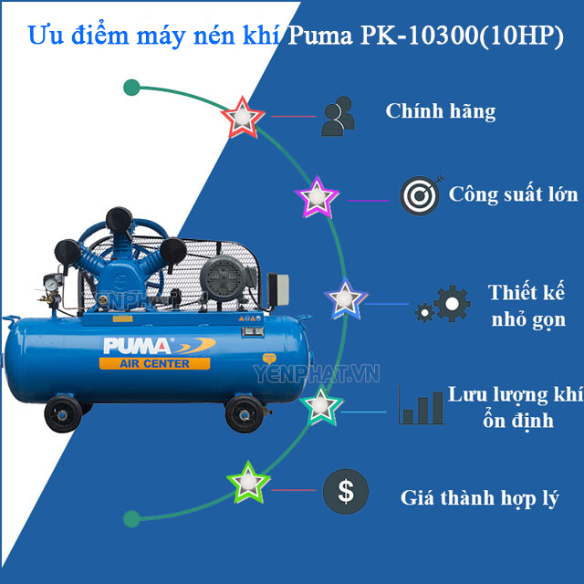 Puma PK-10300 chinh phục người dùng bởi sở hữu nhiều tính năng ưu việt