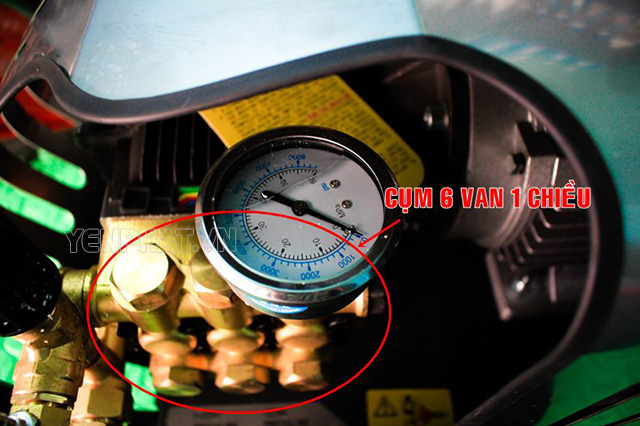 Vị trí lắp đặt van một chiều điều áp máy rửa xe cao áp