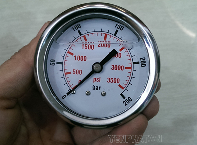 Đồng hồ đo áp lực của máy rửa áp lực