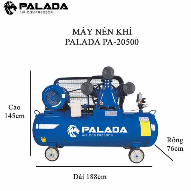 Máy nén khí công nghiệp Palada PA-20500