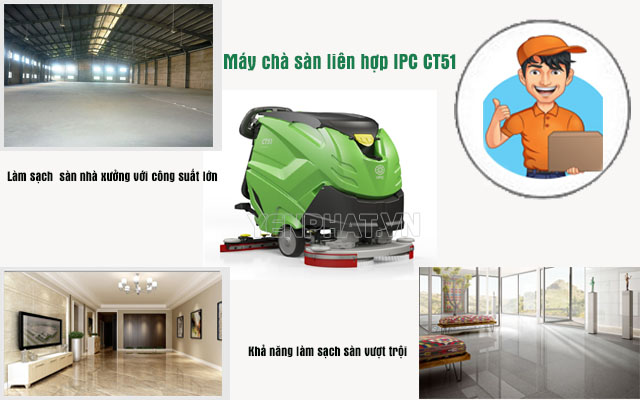 giá Máy chà sàn liên hợp IPC CT51 B50